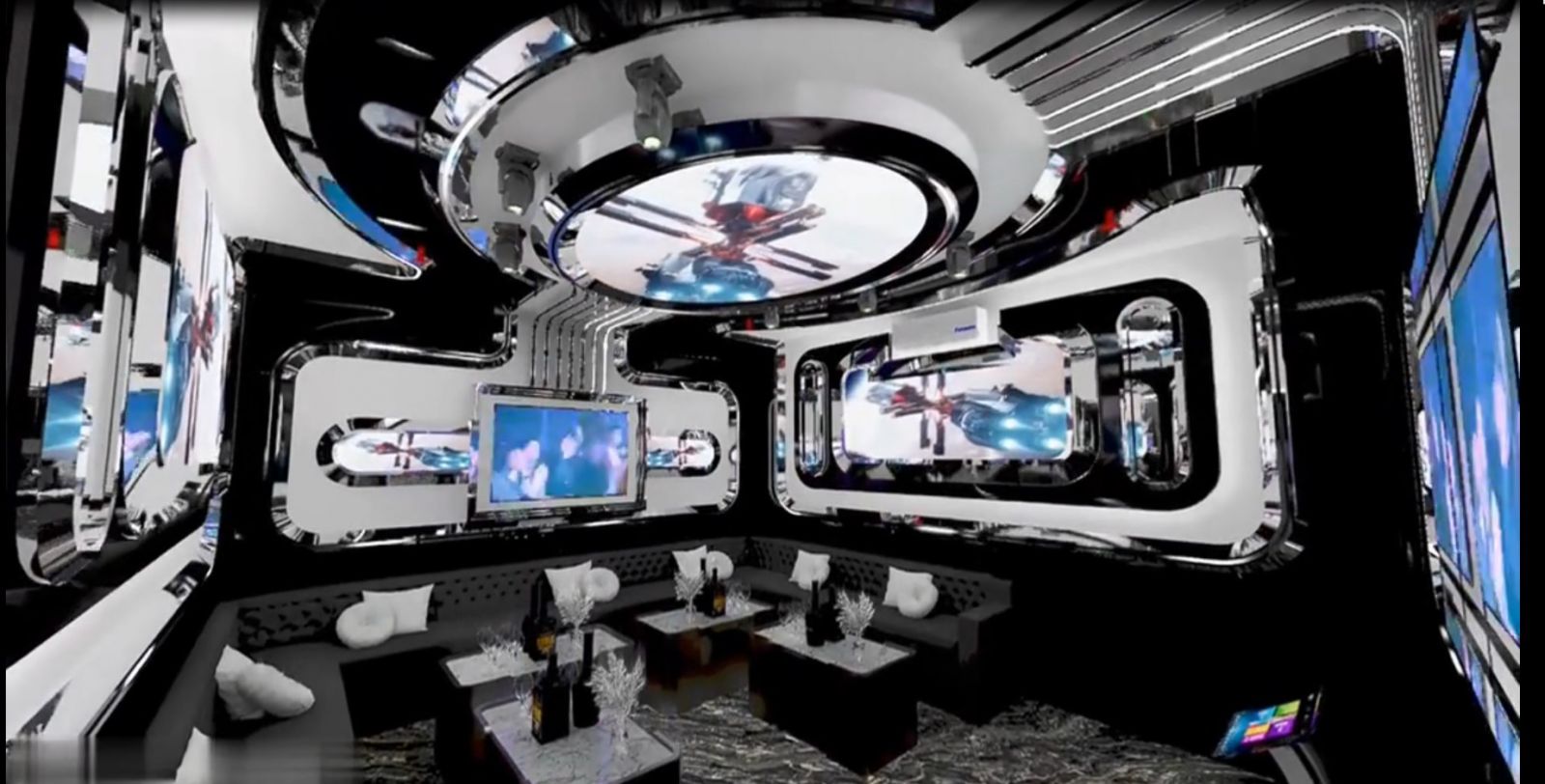 Thiết kế Thi công - Làm nội thất phòng hát karaoke tại Hà Nội 